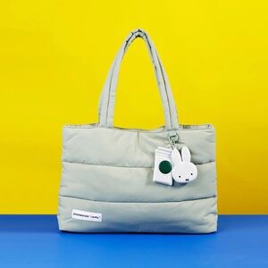 NWT Starbucks + Miffy Puffer Tote Bag in Sage Green Singapore/HK Exclusi…